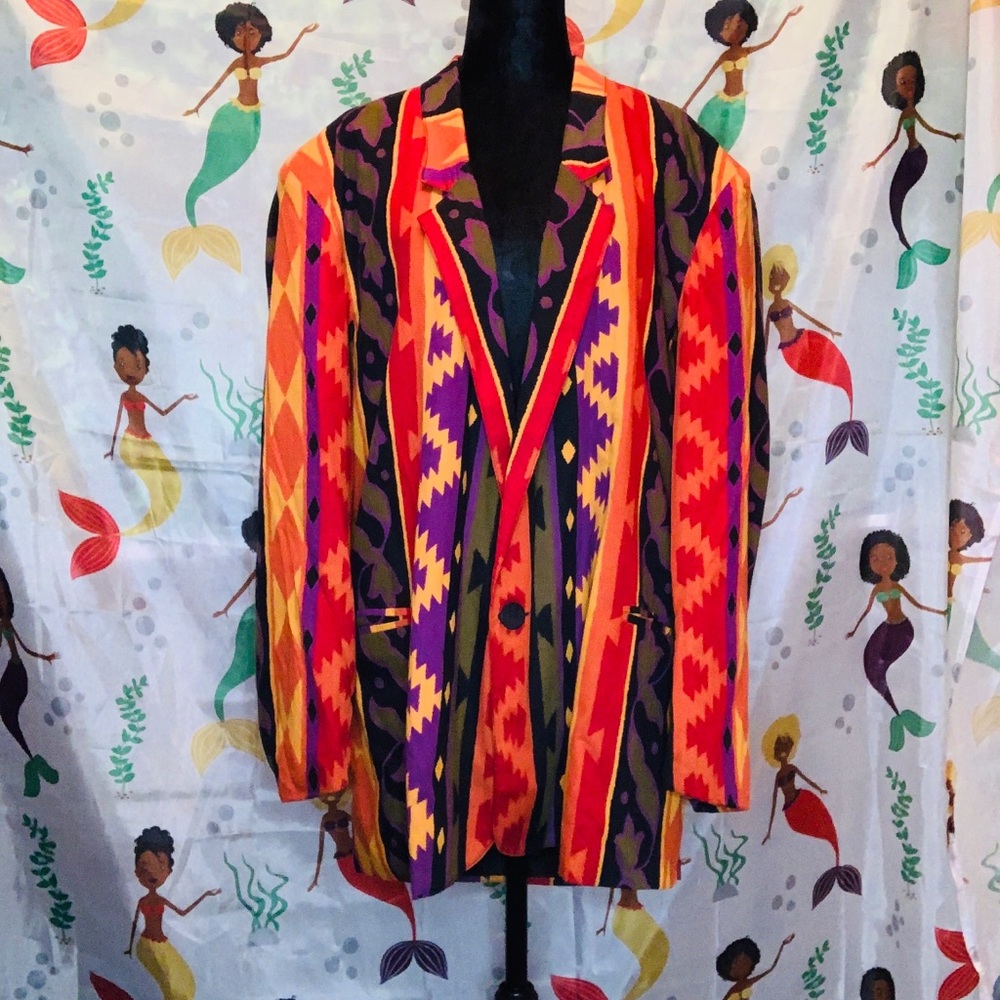 Southwestern Flare Blazer Sz M